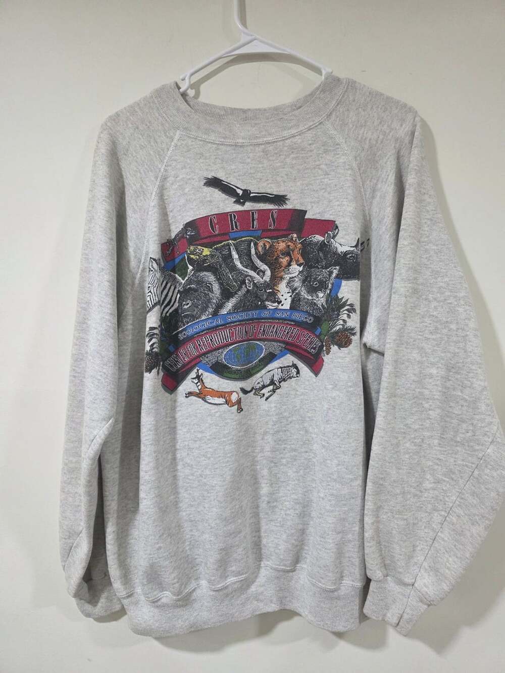 Vintage 90s CRES Center for Reproduction of Endangered Species San Diego Zoo Cre